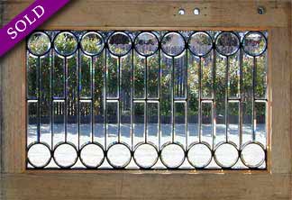 AE314 American Arts & Crafts Beveled Glass Window