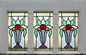 AE444 Arts & Crafts Stained Glass Window