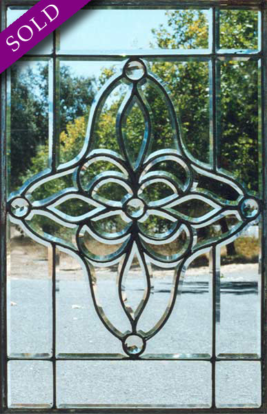 AE1 Victorian / Art Nouveau Transitional Beveled Window