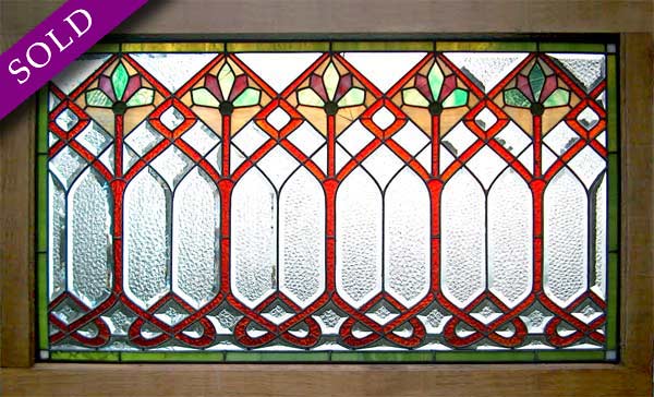 Arts & Crafts Combination Glass Window AE16