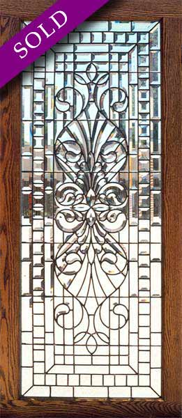AE164 Victorian Beveled Glass Door