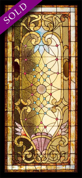 AE288 Victorian Stained Glass Window