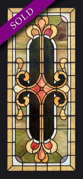 Victorian Stained Glass Window AE302
