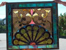Original photo of AE325 Victorian stained glass window