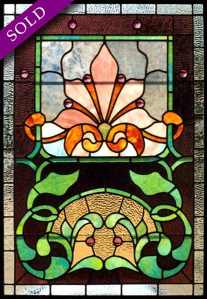 Authentic American stained glass AE366