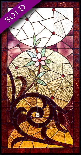 AE370 Victorian Stained Glass Window