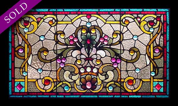 AE417 Victorian Combination Glass Window from America