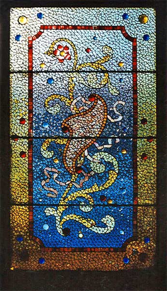 Belcher Mosaic Glass Window