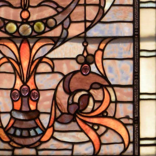 Detail of AE549 Victorian Stained Glass
