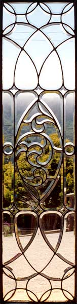 AE77 Victorian to Art Nouveau Transitional Beveled Window