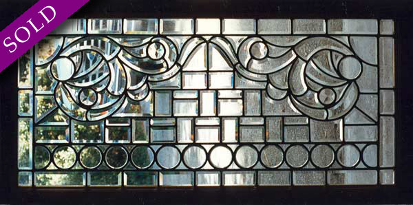 Victorian Beveled Glass Window AE141