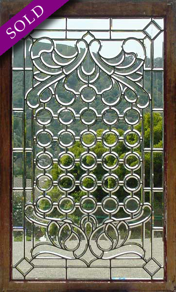 Victorian beveled glass from America. AE416