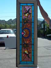 Original photo of AE24 antique American combination glass window