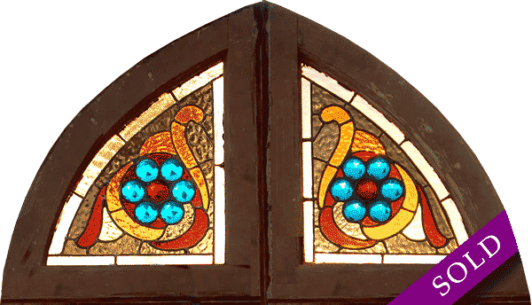 AE330 stained glass window pair