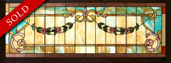 Victorian Stained Glass Window AE350