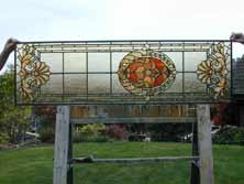 Original Photo of Vintage Victorian Stained Glass Window AE442