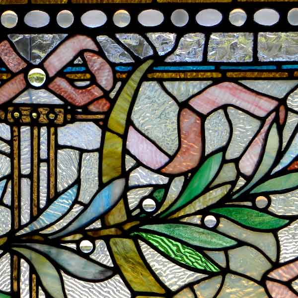 Detail of AE477 Victorian Stained Glass