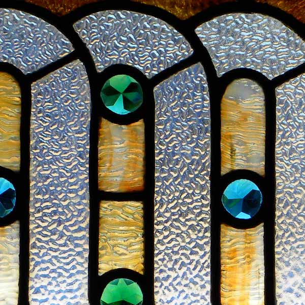 Detail of AE512 Victorian Stained Glass Window