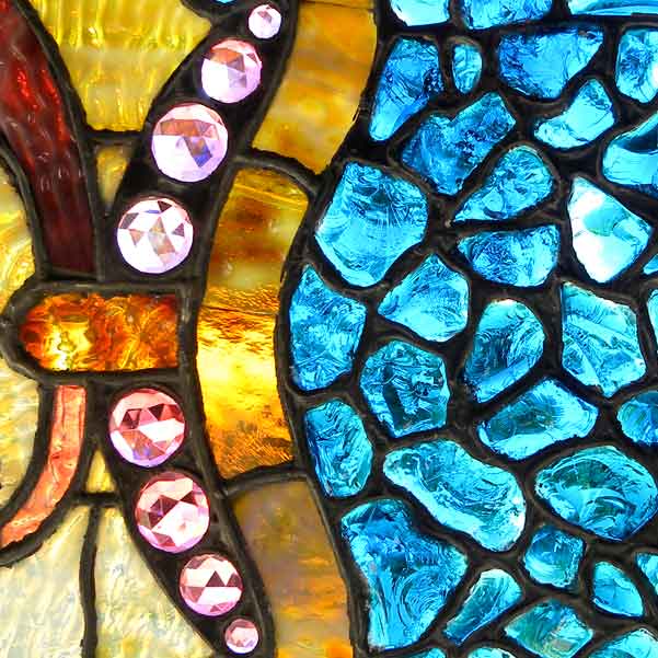 Detail of AE524 Victorian Stained Glass