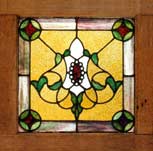 AE6 Victorian Stained Glass Window