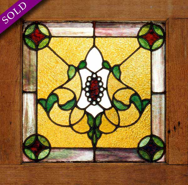 AE6 Victorian Stained Glass Window