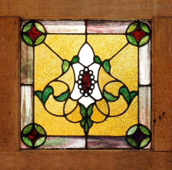 AE6 Victorian Stained Glass Window