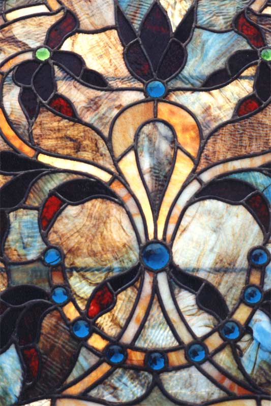 Detail of AE83 Stained Glass Window