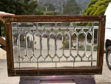 Original Photo of Beveled Glass Window AE577