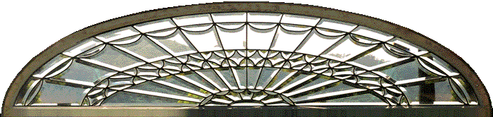 AE74 Arts & Crafts Beveled Glass