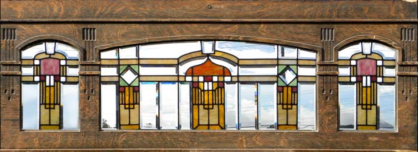 Arts & Crafts Window AE504 Arts & Crafts Combination Glass Window AE504