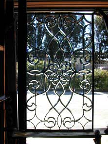 Original Photo of AE215 Antique American Beveled Glass Window