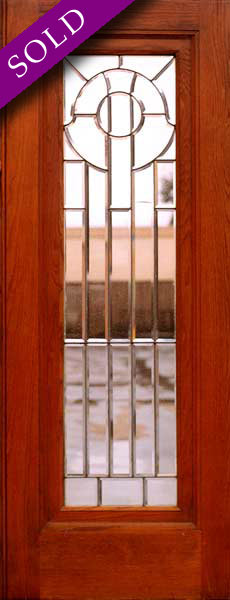 AE229  Pair of Arts & Crafts Beveled Glass Doors