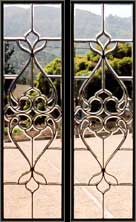 AE353 Victorian Beveled Glass Windows