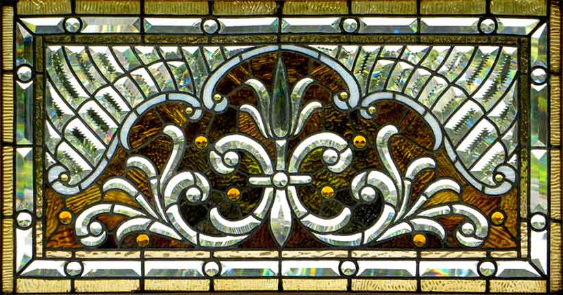 Detail of AE453 Victorian Combination Glass Window