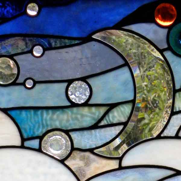 Detail of AE530 Victorian Combo Glass Window