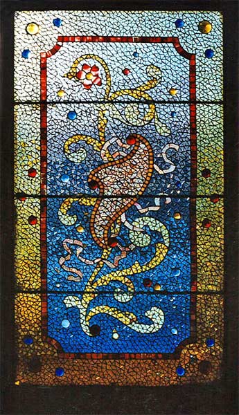 Belcher Mosaic Glass Window