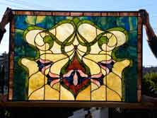 Original Photo of Vintage Victorian Stained Glass Window AE348