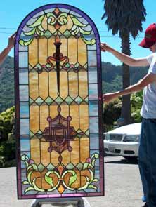 Original Photo of AE395 Statined Glass Window