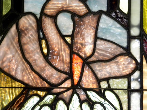 Detail of AE408 Victorian Stained Glass Window