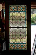 Original Photo of Vintage Victorian Stained Glass Window AE478