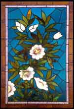 AE488 American Antique Stained Glass Window