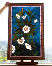 Original Photo of Antique American Victorian Stained Glass Window AE488 Original Photo of Vintage Victorian Stained Glass Window AE488