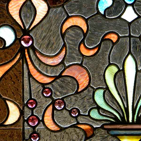 Detail of AE145 Victorian Stained Glass