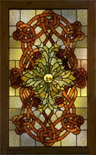 AE576 American Antique Stained Glass Window